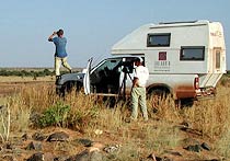 tracking expedition in West Africa